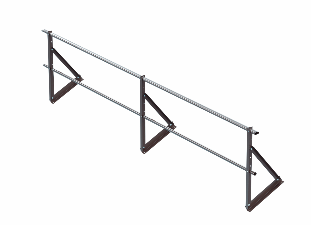 Ограждение кровельное VEGAlite 3000х600мм для мч, пн, и мягкой кровли