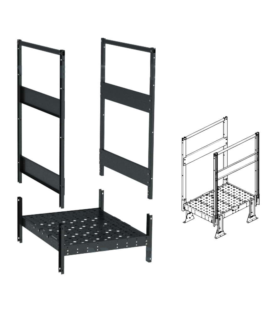 Площадка выхода пожарной лестницы VEGAPROM Zn