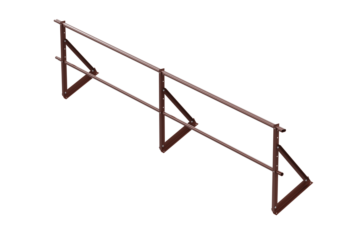 Ограждение кровельное VEGAlite 3000х600мм для мч, пн, и мягкой кровли